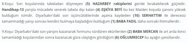 Sitemizin deneyimli ve kaliteli kadrosu kazandırmaya devam ediyor At