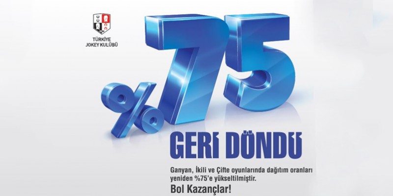 %75 GERİ DÖNDÜ!