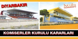 12 Aralık Perşembe Günü Diyarbakır ve İzmir Hipodromlarında Komiserler kurulu kararları