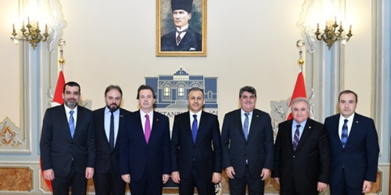 TJK  Yönetim Kurulu, İstanbul Valisi Ali Yerlikaya’yı ziyaret etti
