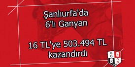6'lı Ganyan küçük paralara kazandırmaya devam ediyor