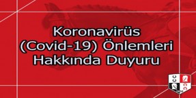 TJK Koronavirüs (Covid-19) Önlemleri Hakkında Duyuru