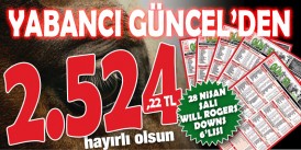 Yabancı Güncel gazeteniz Salı Amerika Will Rogers Downs yarışlarını boş geçmedi. İşte İspatı!!!