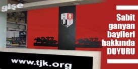 Sabit Ganyan Bayileri hakkında duyuru
