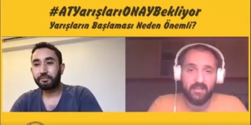 ''At yarişları ONAY Bekliyor" destekliyoruz