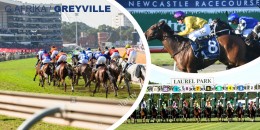 1 Haziran Pazartesi günü Greyville, Newcastle ve Laurel Park Hipodromları'ndaki yarışlarda toplamda ALTI 6'lı ganyan oynanacaktır