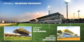 Hipodromlarımızın son hali ve bu sabah galop yapan safkanlar