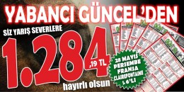 Yabancı Güncel 28 Mayıs Perşembe Clairefontaine yarışlarında otoriteleriyle altılı ganyanı da doğru tahmin ederek 1.284,19 TL kazandırdı