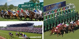 Perşembe Deauville'deki yarışlar ile başlayacak program Hannover ve ardından Gulfstream Park ile devam edecektir