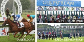 Cumartesi Düsseldorf'daki yarışlar ile başlayacak program Salon De Provence ve ardından Gulfstream Park ile devam edecek