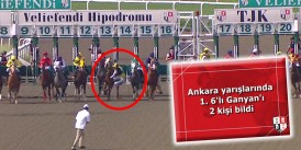 B.Çığla start çıkışında attan düştü. Ankara yarışlarında 1. 6’lı Ganyan’ı 2 kişi bildi