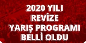 2020 Yılı Yarış Programında önemli koşuların yeni tarihleri belli oldu