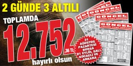 Haftaya 11.141,46 TL'lik Bursa 6'lısı ile başlayan GÜNCEL hız kesmeden yoluna devam ediyor. İŞTE İSPATI!!!