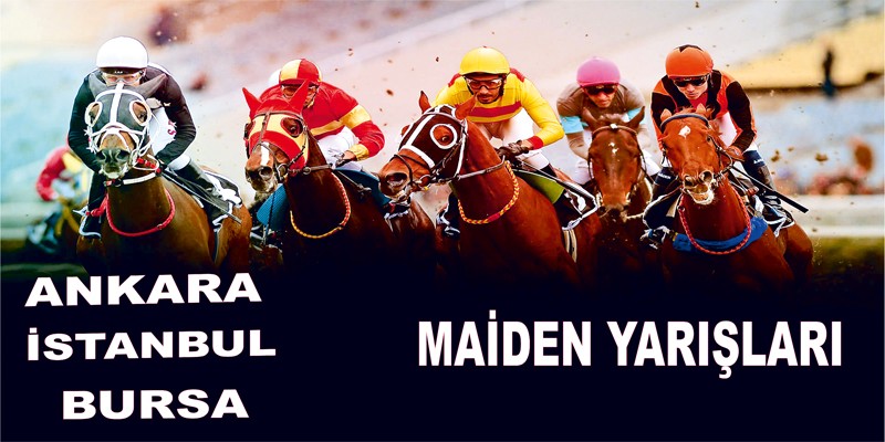 Ankara İstanbul Bursa Maiden yarışlarında günün yıldızları ve raporları