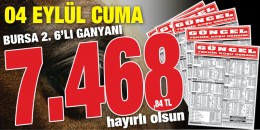 Haftaya Pazartesi ve Salı 6'lı ganyanlarını bularak başlayan GÜNCEL hız kesmeden yoluna devam ediyor. İŞTE İSPATI!!!