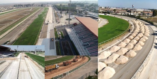Adana ve Şanlıurfa Hipodromları yarış kum pistleri yenilendi