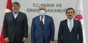 TJK Başkanı Serdal Adalı, Mustafa Aksu’ya teşekkür ziyaretinde bulundu