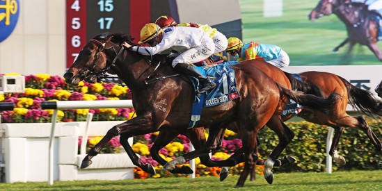 GOLDEN SIXTY, nefesleri kesen Gr-1 The Cıtı Hong Kong Gold Cup Koşusu'nu kazanarak geçilmezlik serisini 13'e çıkardı