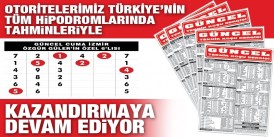 Gazeteniz GÜNCEL Cuma İzmir yarışlarını da boş geçmeyerek okuyucularını 3.485,41 TL kazandırdı. Hayırlı olsun!!!