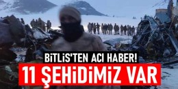 Askeri Helikopter düştü 11 Şehidimiz 2 yaralımız var