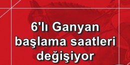 6’lı Ganyan başlangıç saatlerinde değişikliğe gidiliyor