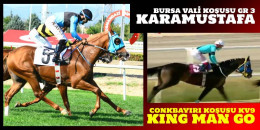 KARAMUSTAFA Nevzat Avcı ile daha farklı koşuyor, KING MAN GO eküri avantajı ile Conkbayırı Koşusu'nu kazandı