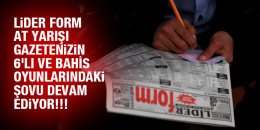 Gazeteniz LİDER FORM Cumartesi günü Adana’da 1.6’lı Ganyanı doğru tahmin ederek 2.876,01 TL kazandırdı