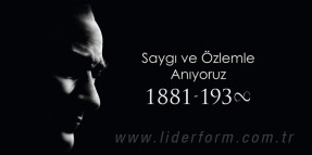 Ulu Önder Mustafa Kemal Atatürk’ün aramızdan ayrılışının 84. yılında saygı ve özlemle anıyoruz.