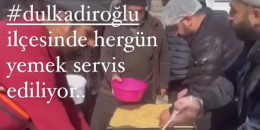 Türkiye Jokey Kulübü tarafından Kahramanmaraş Dulkadiroğlu ilçesinde her gün yemek servis ediliyor.
