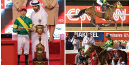 Yıldız Jokey Yuga Kawada Dubai Dünya Kupası maiden Arana'daki ilk galibiyetini  böyle kutladı.