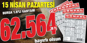 GÜNCEL'den Takipçilerine 62.564,38 TL'lik Pazartesi Bursa 6'lısı